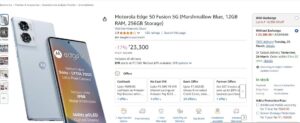 Discount on Motorola 50 Edge Fusion 5G Discount on Motorola 50 Edge Fusion 5G
